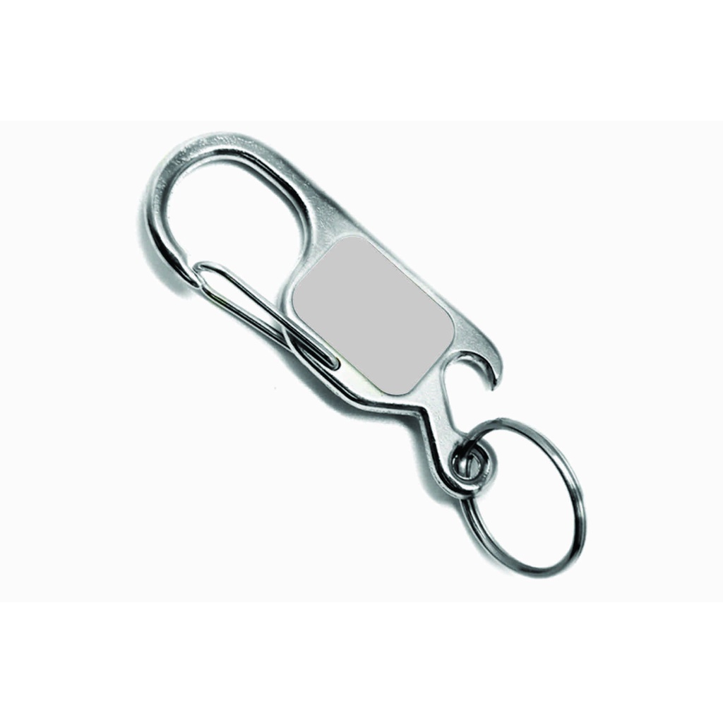 kit 10 un Chaveiro  metal Abridor Mosquetão em Oferta na Shopee