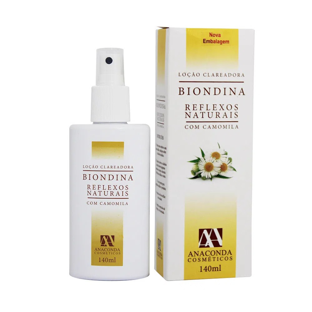 locao Clareador Anaconda Biondina spray pump de reflexos 140ml