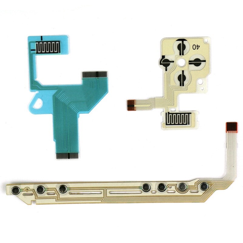 Kit Flat Reparo Para Botão Psp Modelo 1000 Substituição