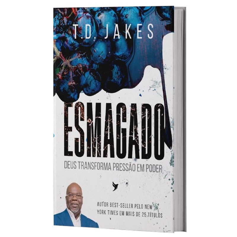 Esmagado | Deus transforma pressão em poder | T , D , Jakes em Oferta na Shopee