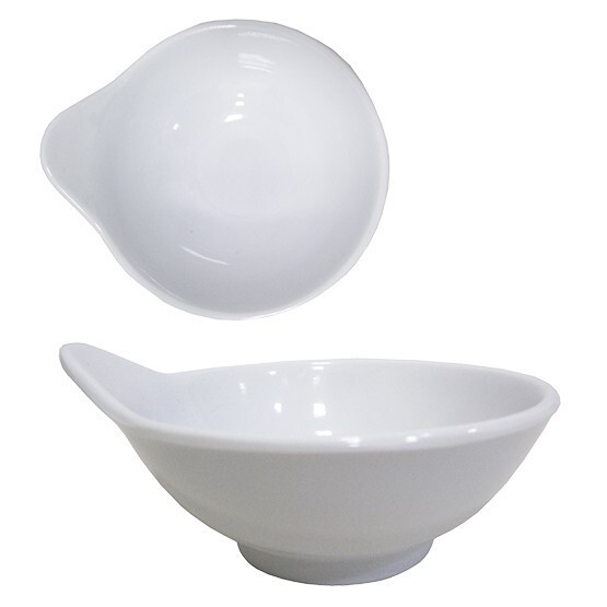9 Molheira De Melamina Branca Pequena Mini Porção Molhos