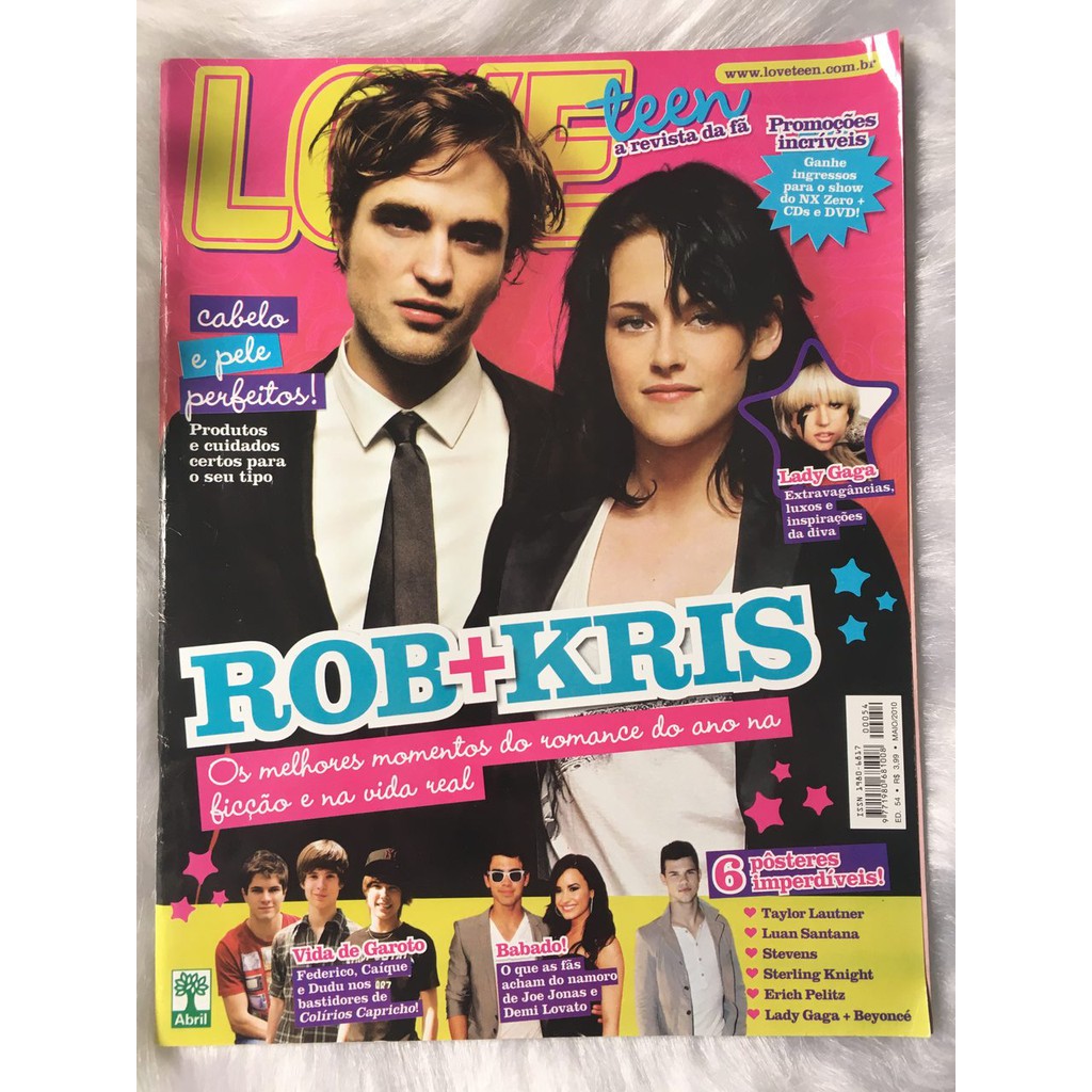Revista Love Teen Crepúsculo Luan Santana
