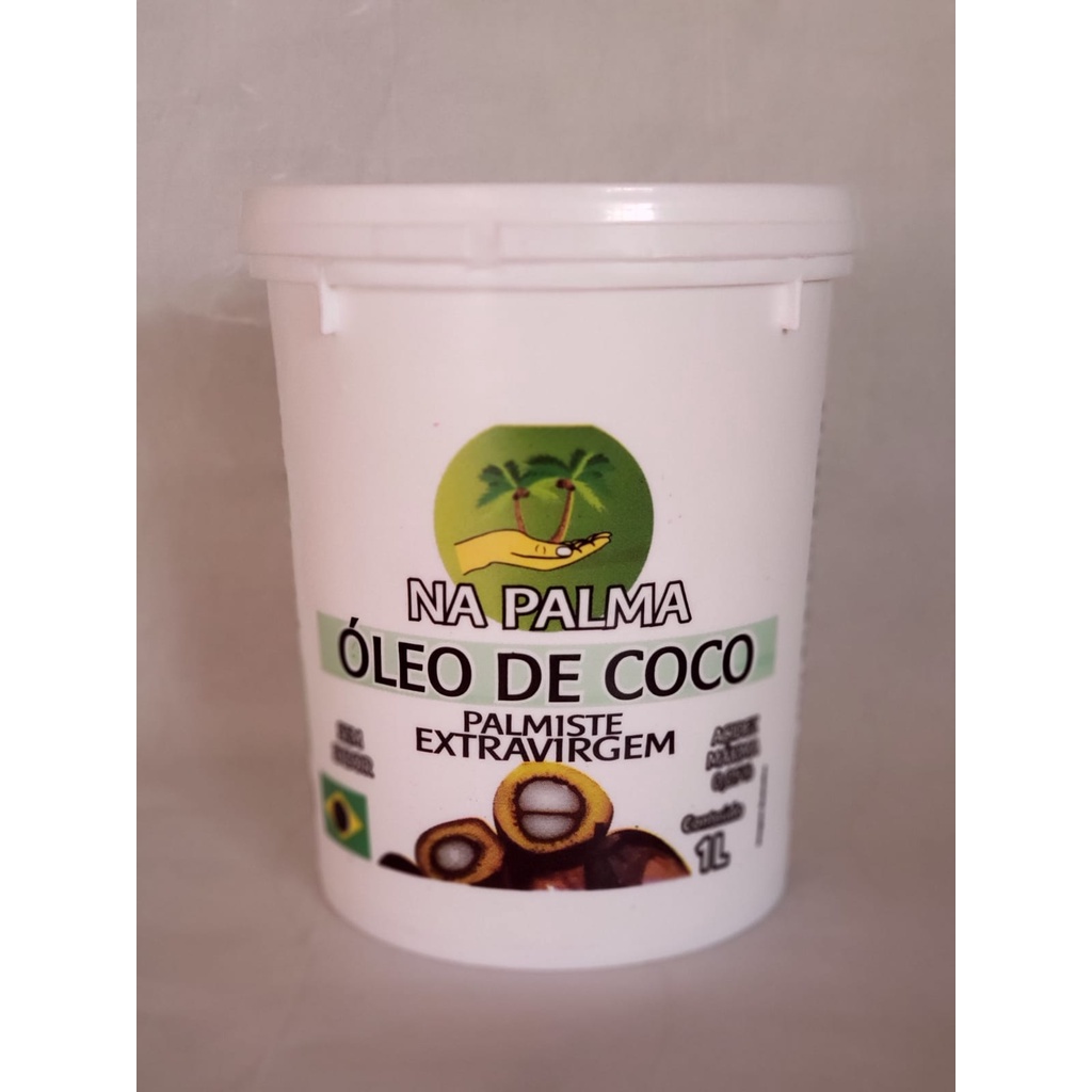 Óleo De Coco Na Palma Extarvirgem 1 Litro - 100%sem Sabor em Oferta na Shopee