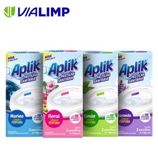 Kit 4 Cx Pastilha Sanitaria Aplik (12 Pastilhas)