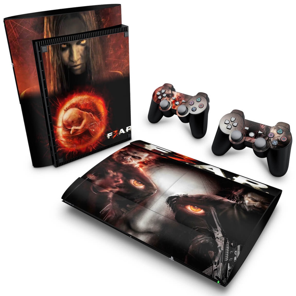 Skin PS3 Super Slim Adesivo - Fear 3