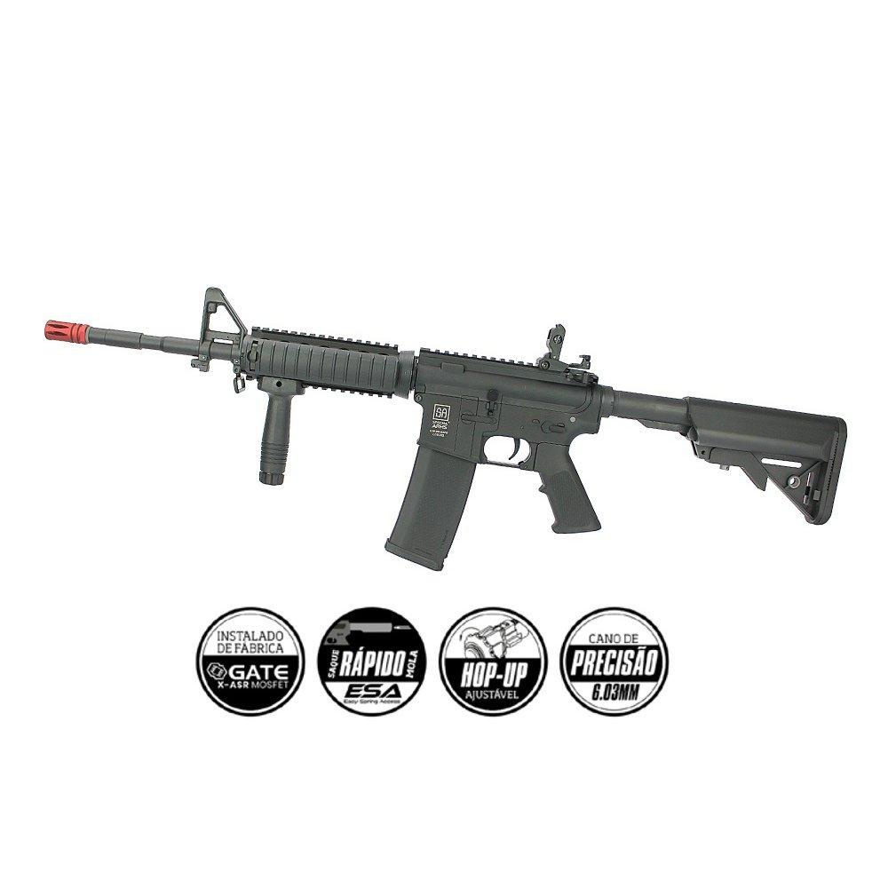 Rifle de Airsoft M4 Carbine SAC03 Black Linha Core Shopee Brasil