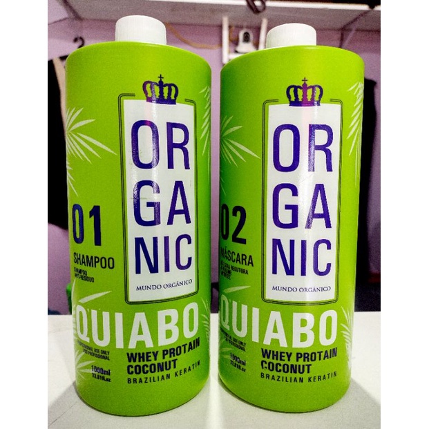 Máscara Redutora system Quiabo Organic perfeitto 2x1000ml