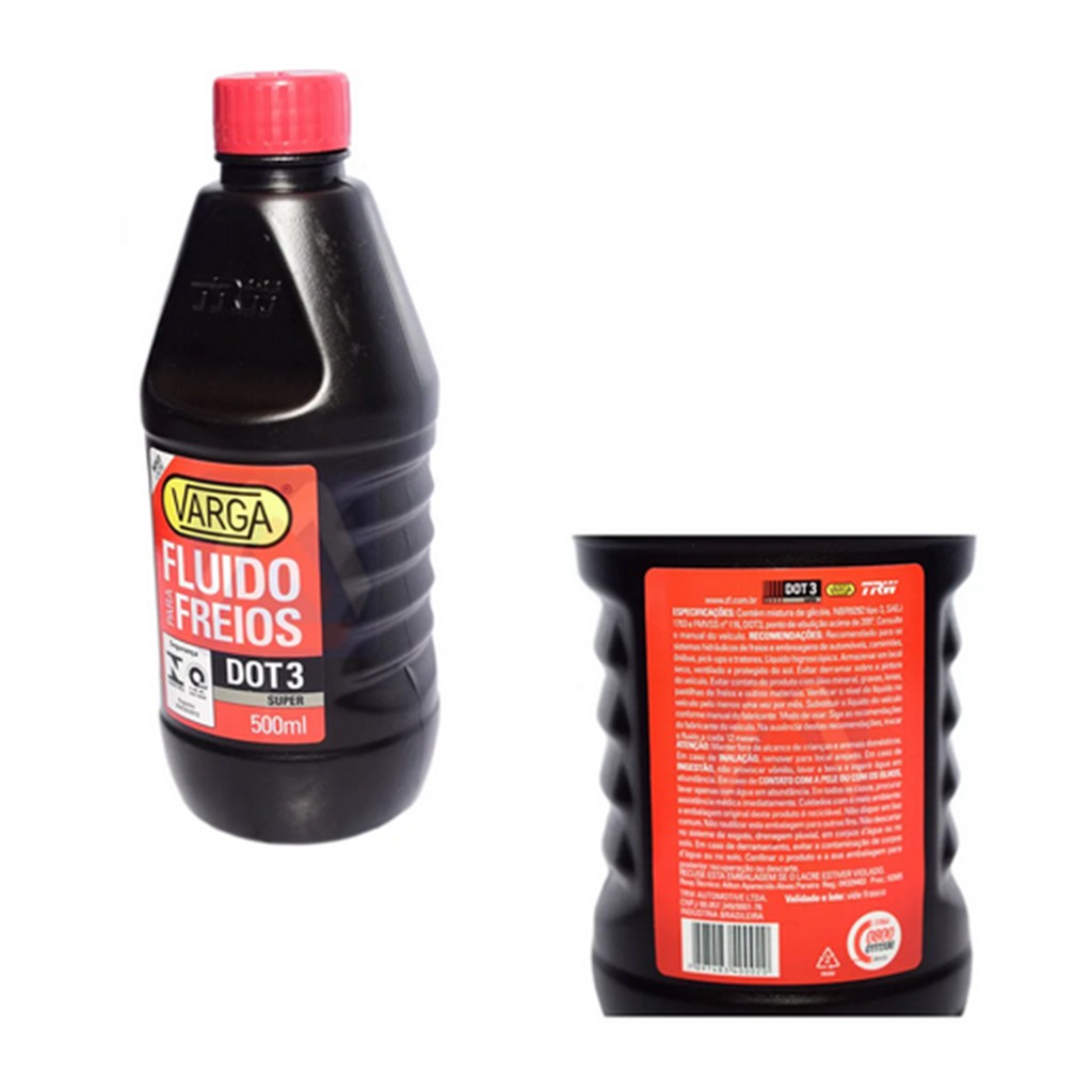 Fluido De Freio Vargas Dot 3 500ml Rclf00021