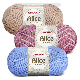 Fio Lã Alice Círculo 100g em Oferta na Shopee