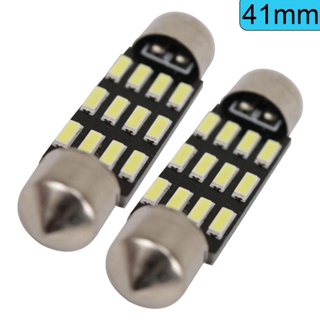 Par De Lâmpadas Automotivas de Led Torpedo 41mm 12v Volts 12 Leds Branca Branco Teto Placa em Oferta na Shopee
