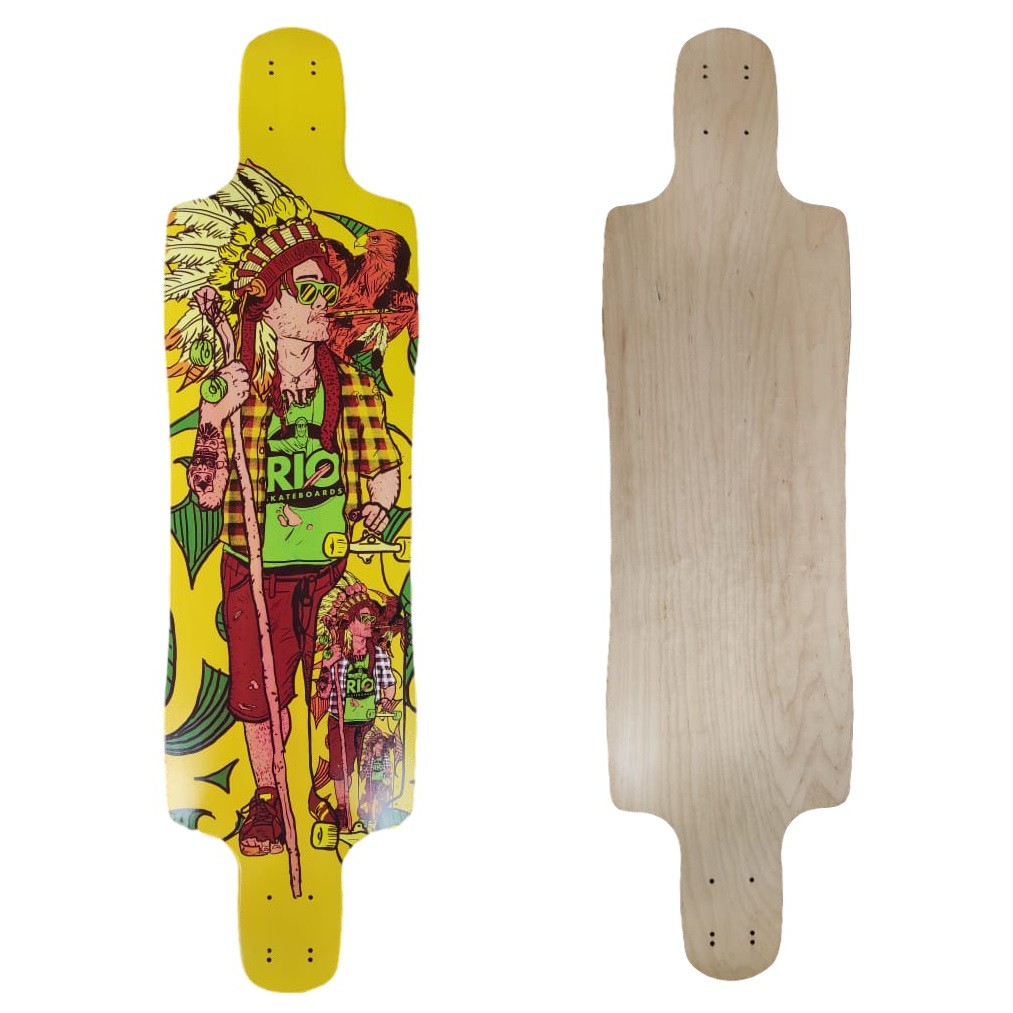 Shape Paje 38 Rio Skateboards - Maple Skate Longboard Melhor preço com Nota Fiscal