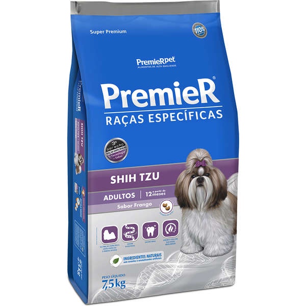 Ração Premier Raças Específicas Shih Tzu Adulto 7.5 kg