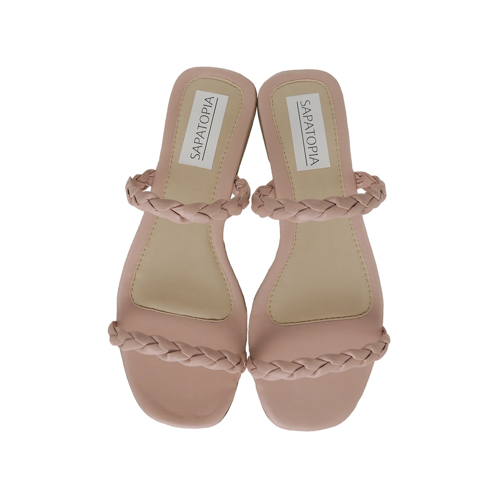 Rasteira trança rosa 2022 blogueira confortavel barata tendencia super promoção rose lançamento moda chinelo feminino rasteirinha feminina duas tiras oferta presente lembrança casamento casual trancinha sacoleira modinha