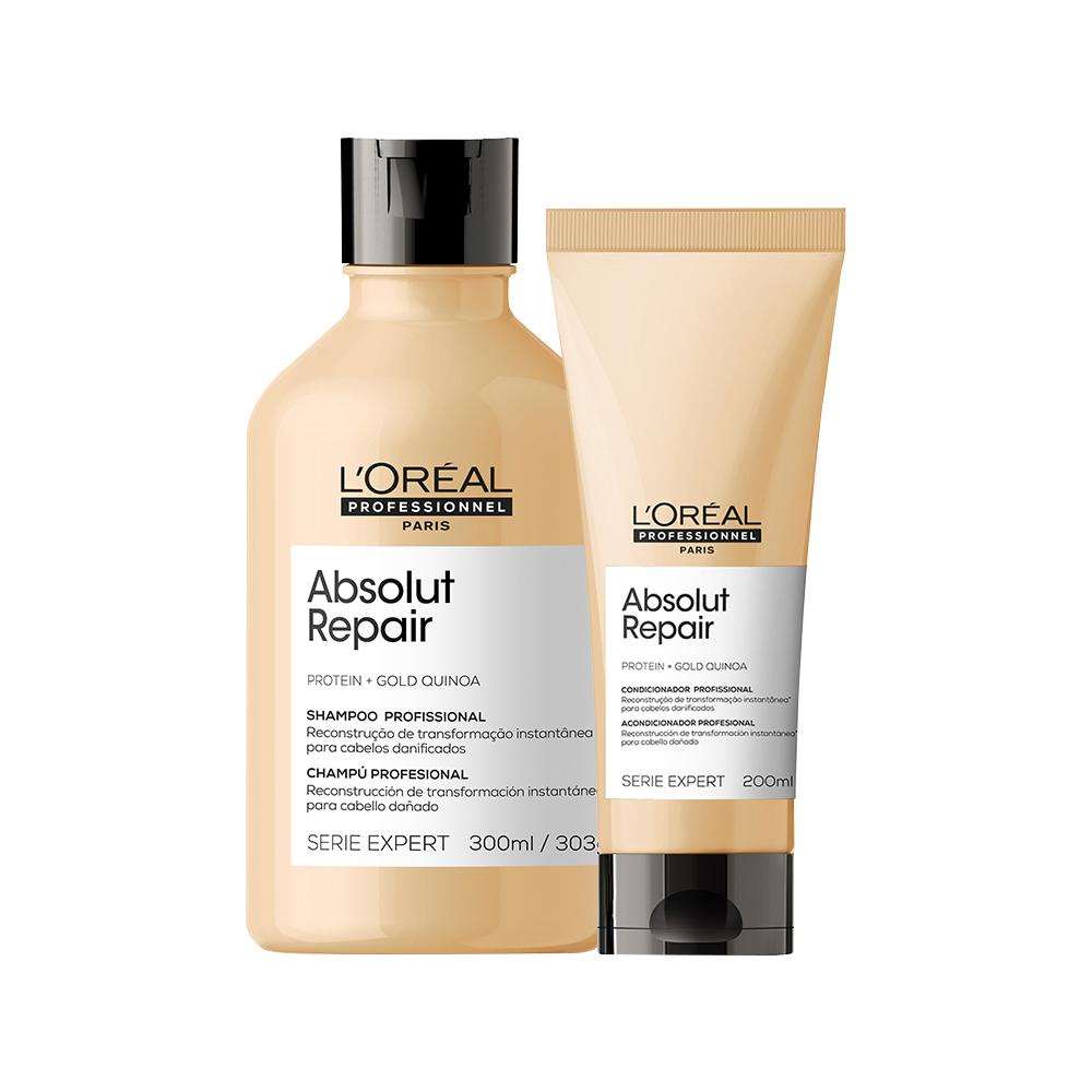 Kit L'Oréal Professionnel Serie Expert Absolut Repair Gold Quinoa - Shampoo e Condicionador