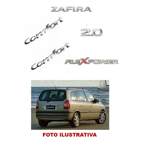 Kit Emblemas Zafira 2.0 Comfort Flexpower