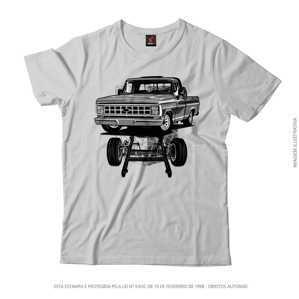 Camiseta Rota 34 Milona Chassi Cinza