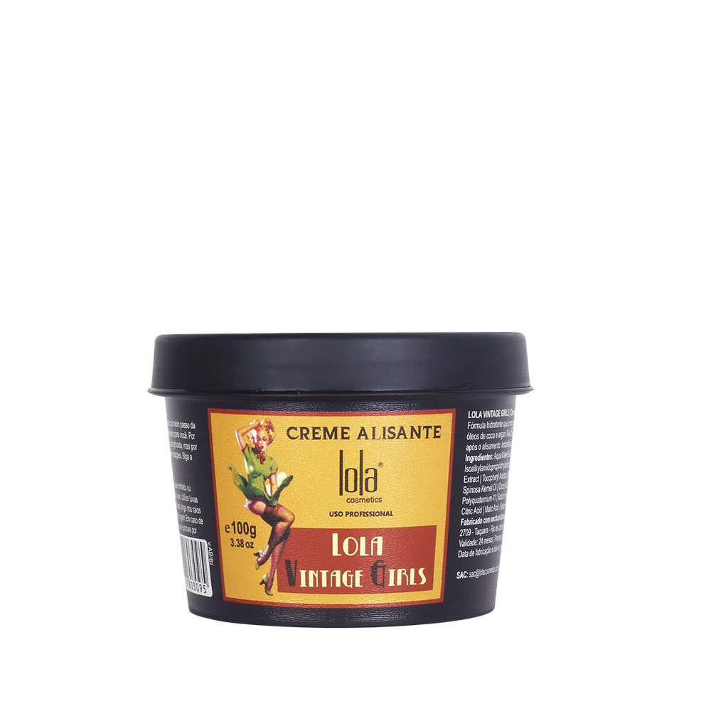 Creme Alisante Vintage Girl Lola Cosmetics 100g