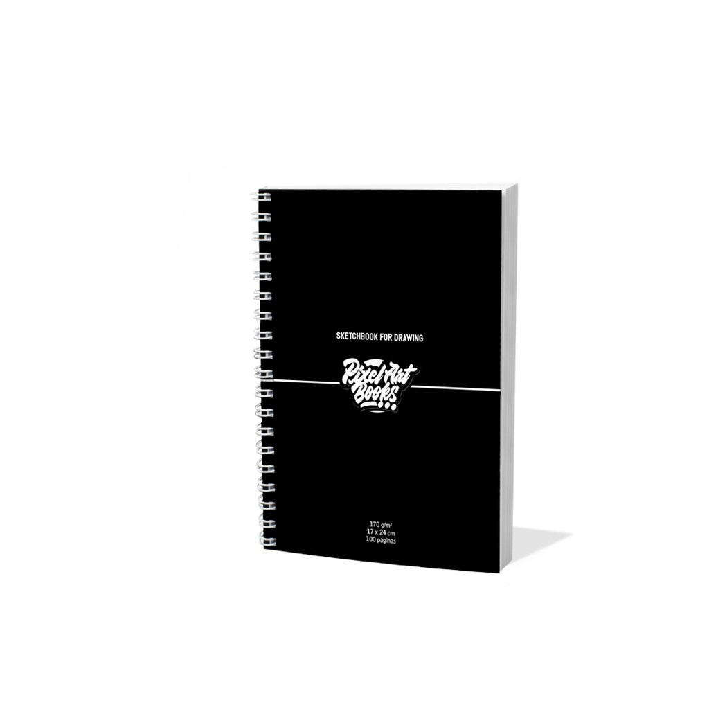 Sketchbook Caderno Para Desenho Liso A5 170grs 50 Folhas