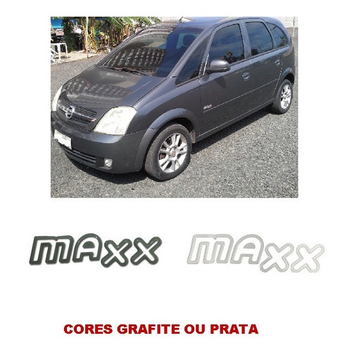 Adesivo Emblema Maxx Resinado Chevrolet Meriva