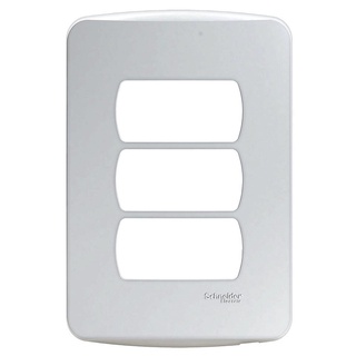 Placa 4x2 3 Postos Com Suporte Miluz S3B57230 Schneider