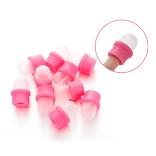Kit 10 Dedeira Dedal Remocao de Esmalte e Unha Gel Removedor