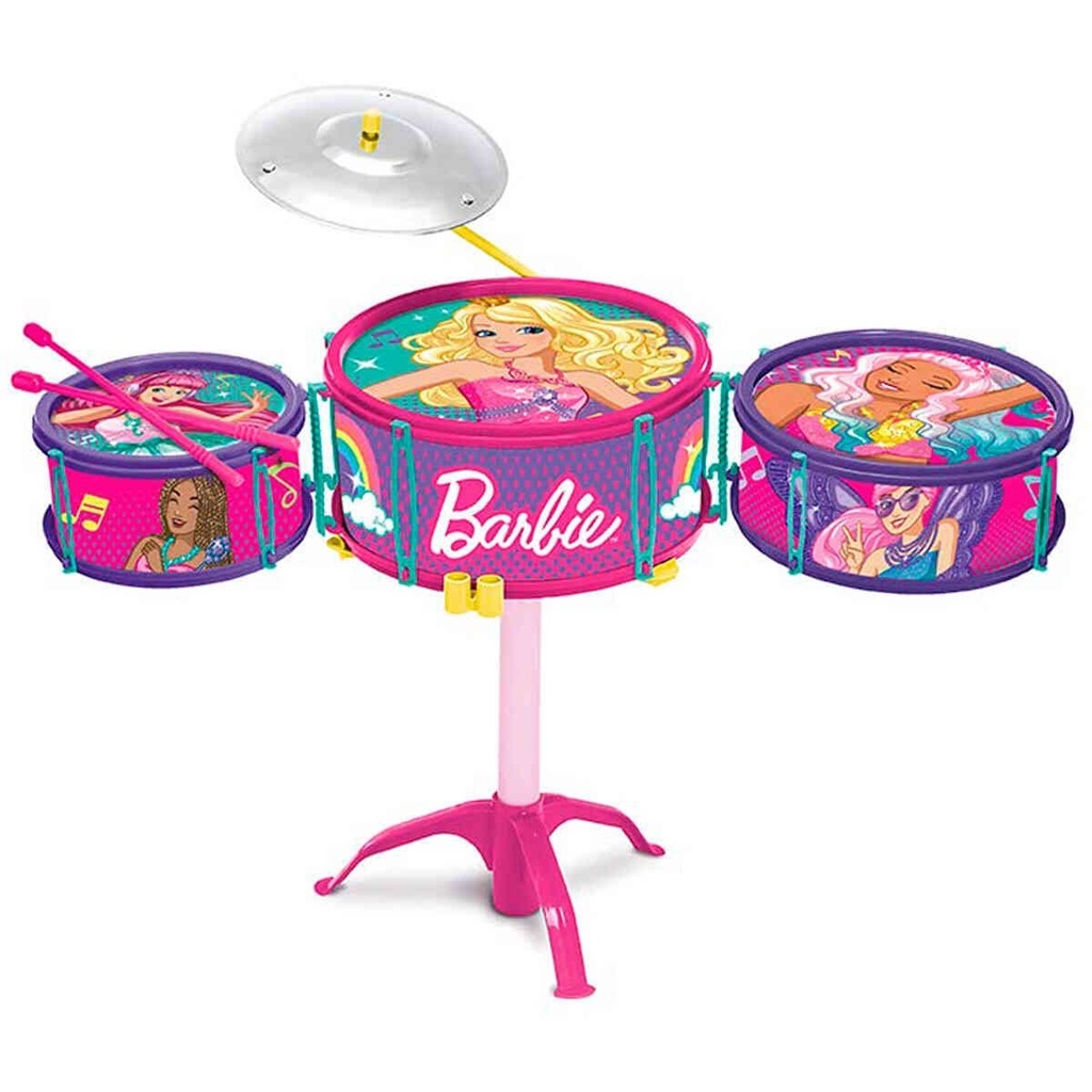 Bateria Infantil Barbie Dreamtopia F0090-8 - Fun