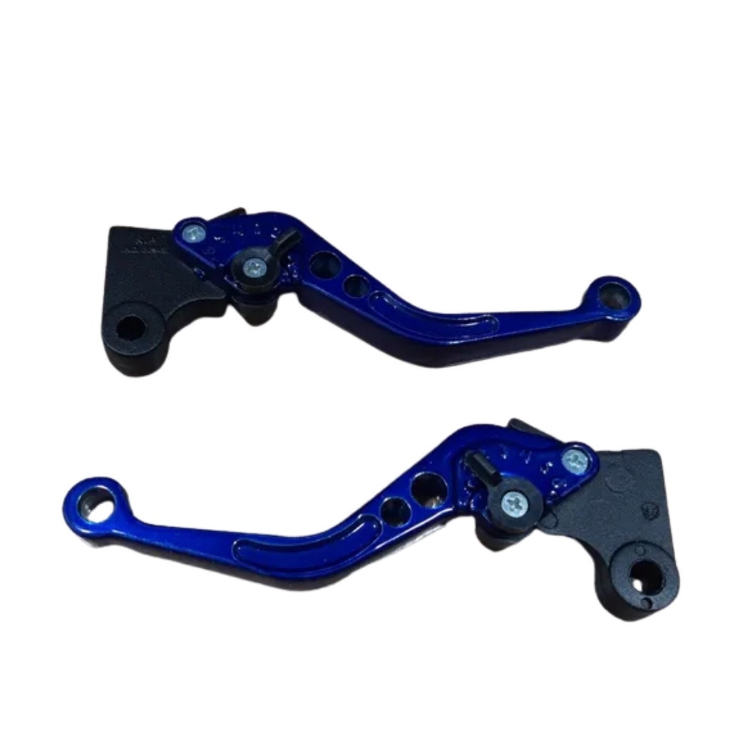 Manete Esportiva Regulagem Cg 125 Titan 00 A 04 Fan 125 04 a 08 Titan Fan 150 09 A 12 Freio Lona Azul Par