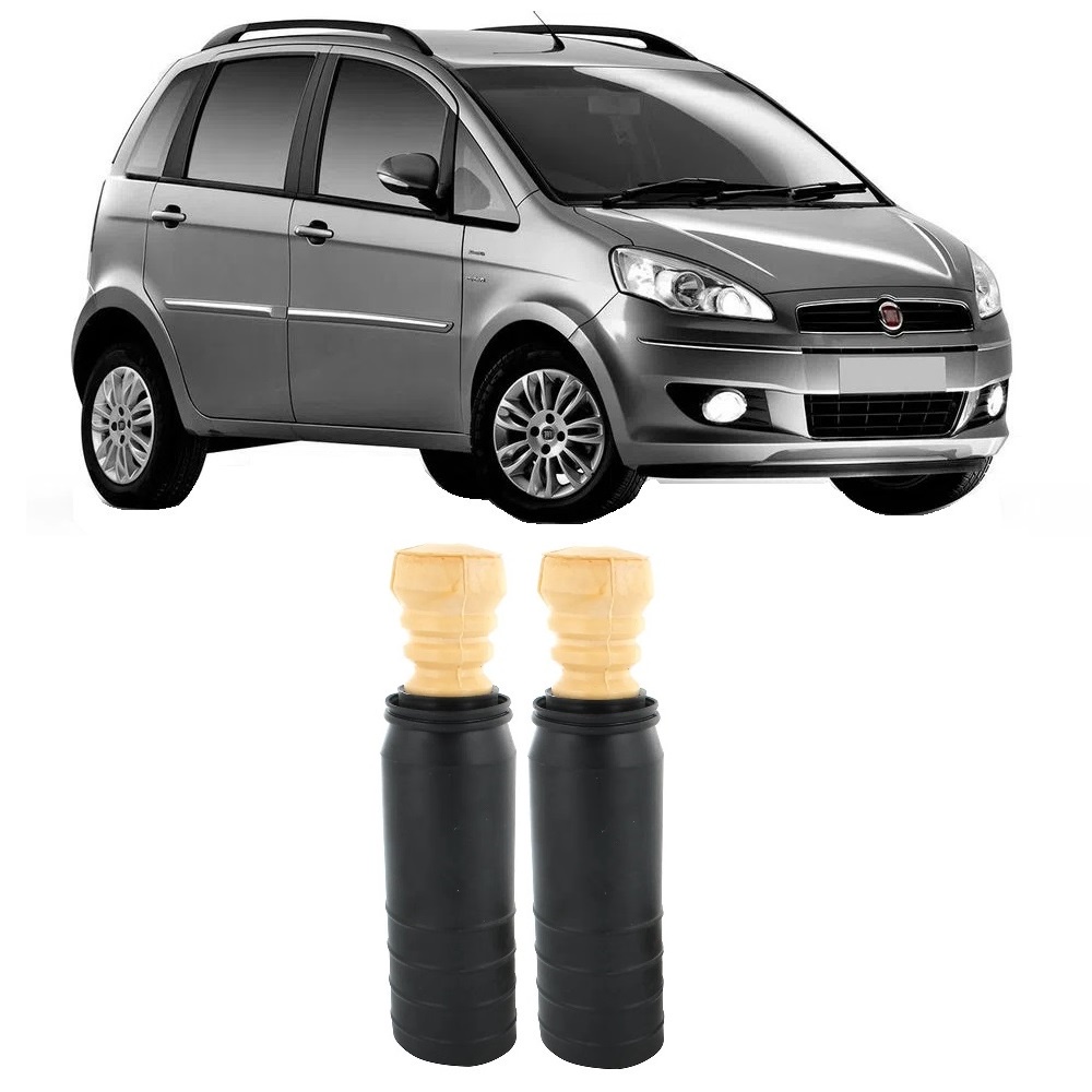 Par Batente e Coifa Fiat Idea Traseiro 2006 Até 2014