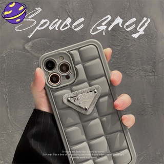 Premium Sense Cimento Cinza Quadrado Compatível Com iPhone 14 13 12 11 Pro X XS MAX XR Silicone Personalizado Capa De Celular Macia