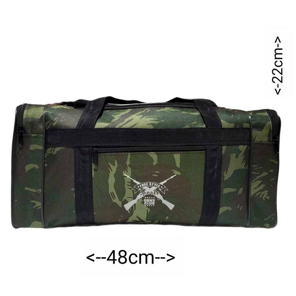 BOLSA MALA DE MÃO E OMBRO GL1 CAMUFLADA PARA PESCA, TRABALHO,  VIAGEM ,LAZER E OUTROS
