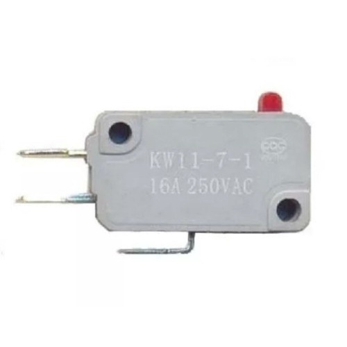 Kit 5 Peças Chave Microondas Micro Switch Kw11-7-1 3 Terminais Cinza