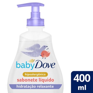 Sabonete Líquido de Glicerina Baby Dove Hidratação Relaxante Hora de Dormir 400ml