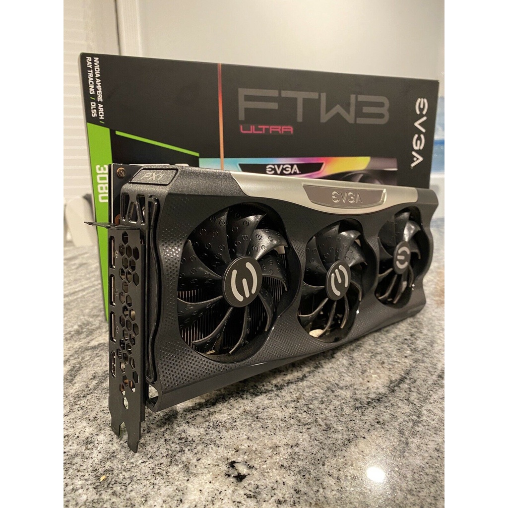 EVGA GeForce RTX 3080 10GB GDDR6X FTW3 Ultra Placa de Vídeo 10G-P5-3897-KR NON-LHR