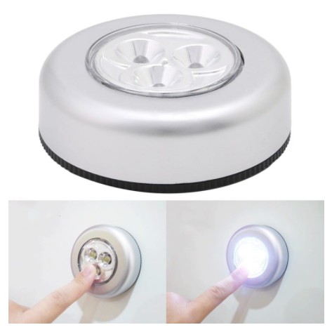 Iluminária Mini luminária De Led Forte De Torque Sem Fio Spot 3 leds /Luz De Parede