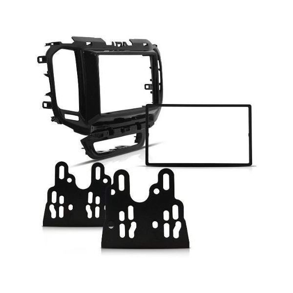 Moldura 2 Din Fiat Toro 2016,2017,2018,2019,2020 - Black Piano