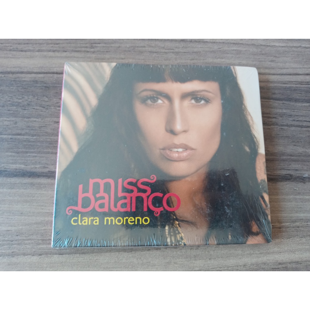 CD Clara Moreno Miss Balanço - Digipack Lacrado de Fábrica