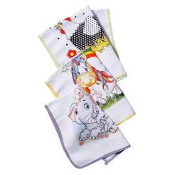Pano De Prato Atacado Vies Estampado Kit Com 10 Peças