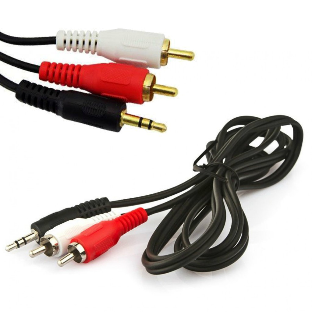 Cabo P2 X 2 Rca Áudio Auxiliar Estereo 1,5 M Celulares, Tv's, Home Theater, Caixas de Som, Blue-Ray