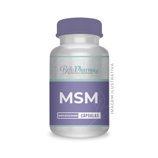 MSM Enxofre Orgânico 500mg - 120 Cápsulas