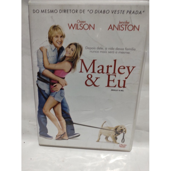 Dvd Marley & Eu Owen Wilson Otimo Estado