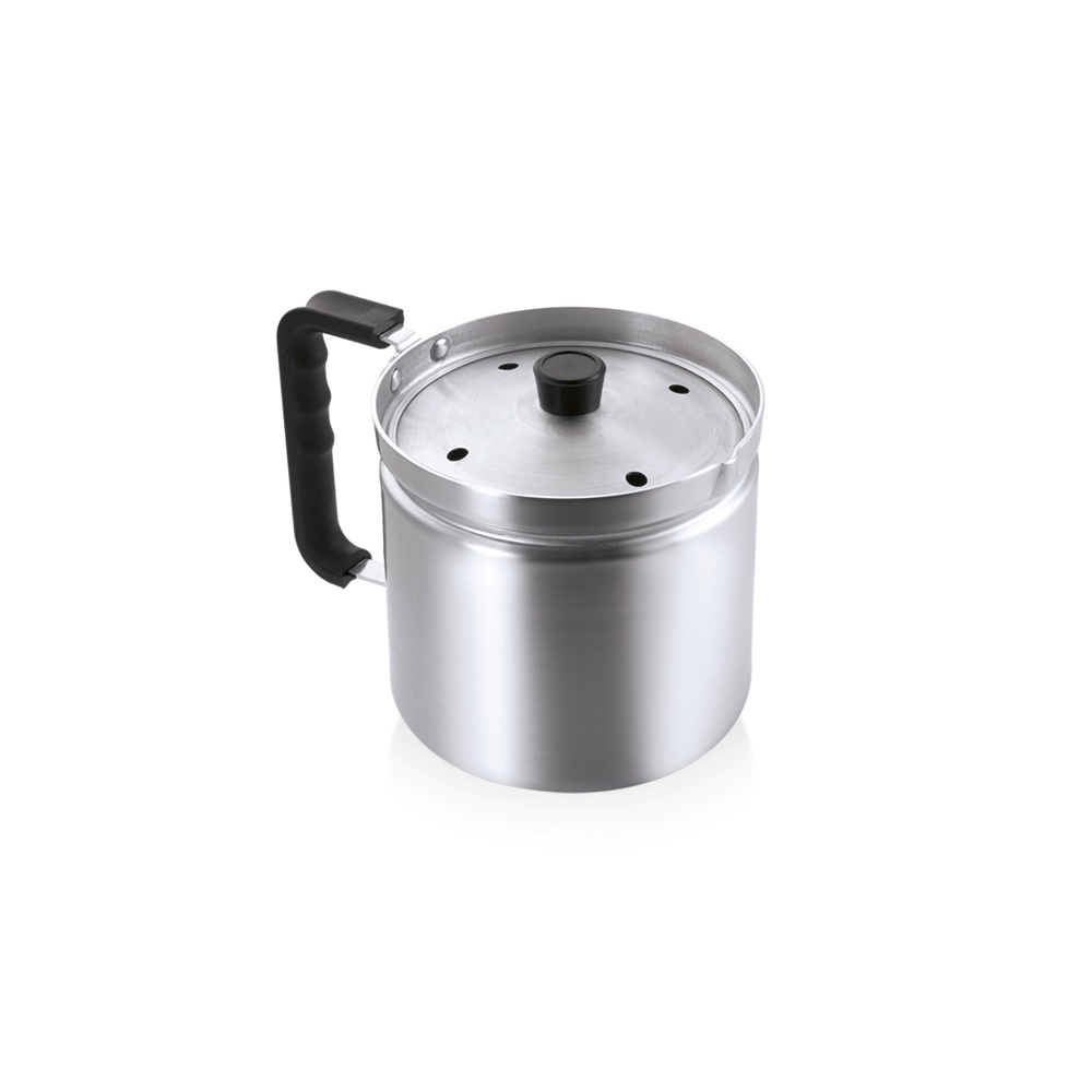 Caneca Fervedor Leiteira Grande com Tampa 2,6Litros - Linha Hotel Industrial Profissional N16 - Home & Living