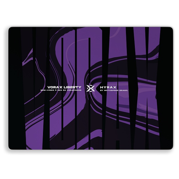 Mousepad Gamer Vorax Liberty Speed, 450x450x5mm, Borda Costurada, Violeta - HMP450VX