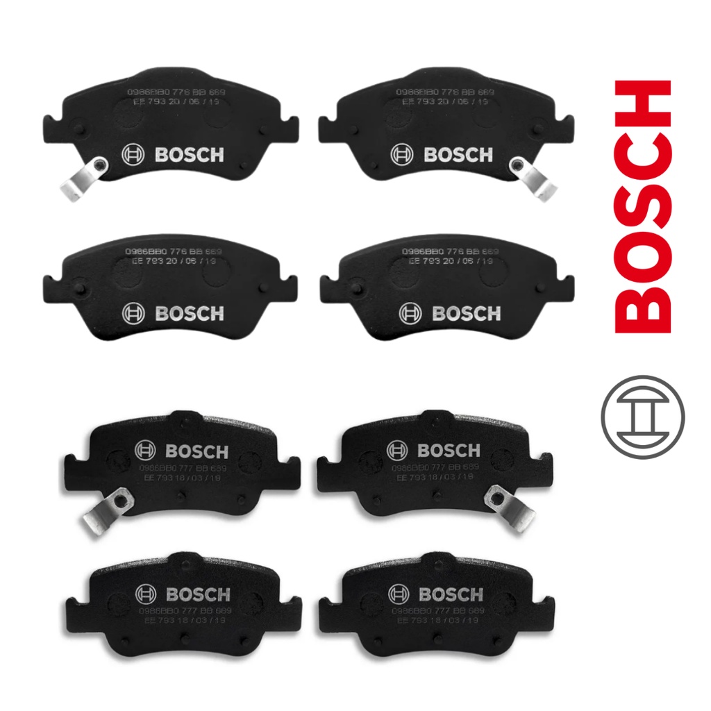 Pastilha Freio Dianteira E Traseira Corolla Original Bosch 2008 2009 2010 2011 2012 2013 2014 em Oferta na Shopee