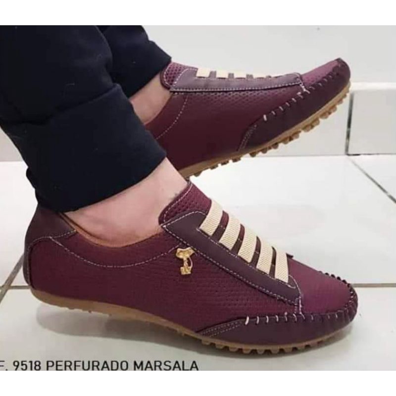 tenis feminino mocatenis confort mocassim em Oferta na Shopee