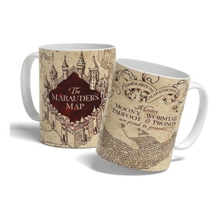 Caneca Harry Potter Mapa Do Maroto Presente