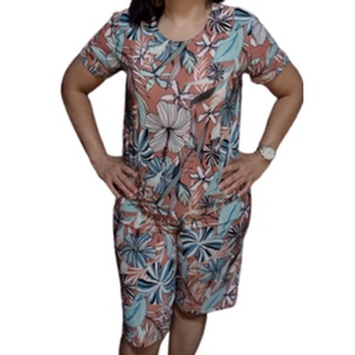 Conjunto Liganete Senhora Blusa Bermuda Plus Size