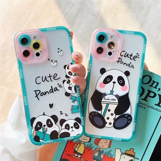 Capa Flexível Transparente panda Para Samsung A11/M11/A12/A52S/A52/A02S/a03s/A02/M02/A10S/A22/M22/A72/A32/A31/A50S/A50/A30S/A20/A30/A71/A51/M12/A10/M10/M52/A20S/A33/A13/5G