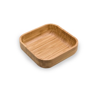 Bowl de bambu quadrado multiuso - Oikos em Oferta na Shopee
