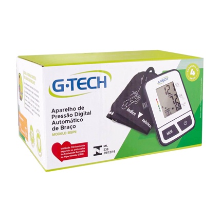 Aparelho Digital de pressão automático G-tech De Braço BSP11 em Oferta na Shopee