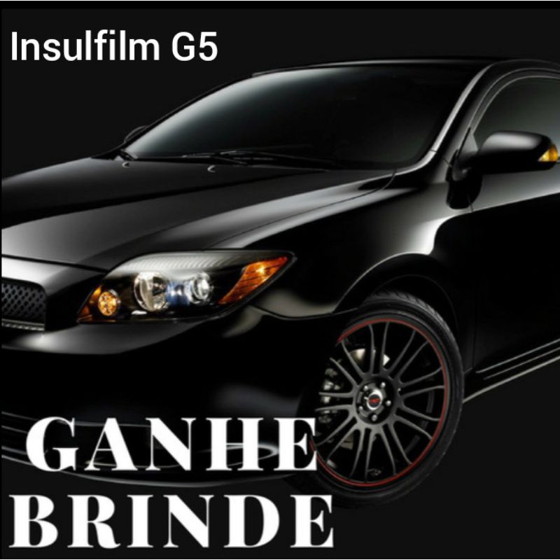 Insulfilme G5, 3mX50cm + Brinde especial, Produto para carros, janelas, box, sacadas e outros